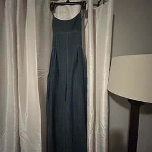 Miou Muse Denim Jumpsuit